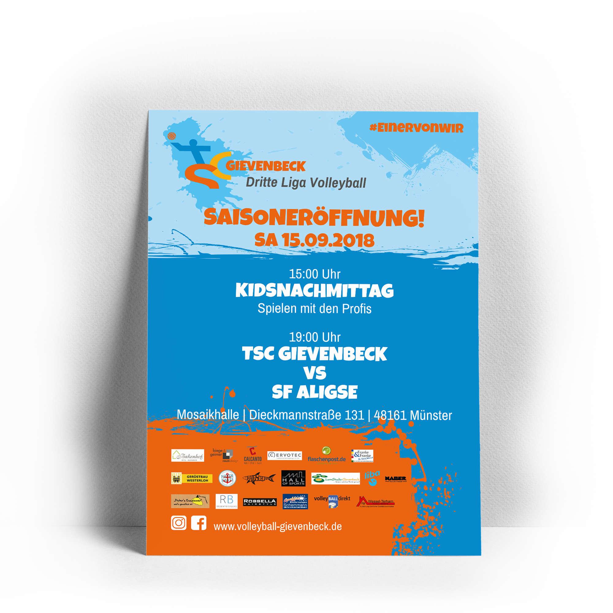 Calcanto Werbeagentur Referenz TSC Gievenbeck Plakat