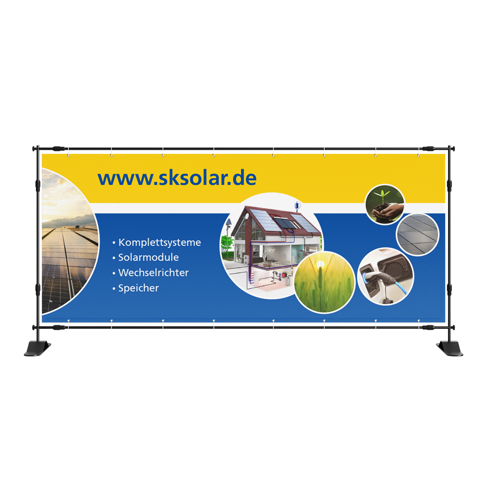 Calcanto Werbeagentur Referenzen SK Solar Banner